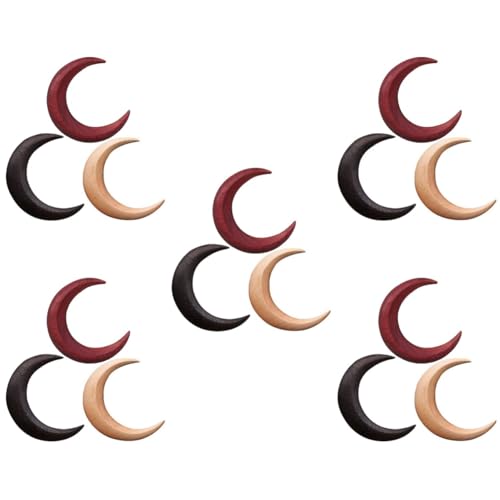 MAGICLULU 15 Stk Mond Haargabel Haarspange Haargabeln dutt haar zubehör Haarspangen Haarklammer Haarnadel kreativer Haarstab Haarstyling-Tool für Frauen Halbmond Werkzeug von MAGICLULU