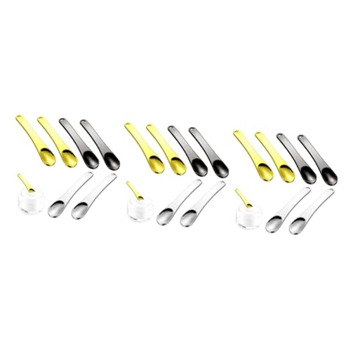 MAGICLULU 18 Stk Kosmetik Löffel Minilöffel Kosmetikspatel Gesichtscremelöffel Schminkschaufeln Für Kosmetika Schönheits-gesichtsmaske Mini-sahnelöffel Zinklegierung Metall MAGICLULU 18 Stk Kosmetik Löffel Minilöffel Kosmetikspatel Gesichtscremelöffel Schminkschaufeln Für Kosmetika Schönheits-gesichtsmaske Mini-sahnelöffel Zinklegierung Metall von MAGICLULU