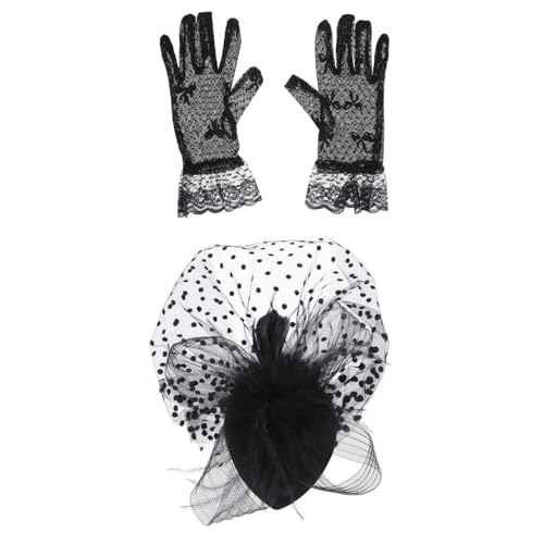 MAGICLULU 2 Sätze Federn Bedecken Das Gesicht Und Haarschmuck Cheongsam-kleid-accessoire 1950 Hüte Für Frauen Schleifenstirnbänder Für Mädchen Jahrgang Mesh-spitze Einstellen Bankett MAGICLULU 2 Sätze Federn Bedecken Das Gesicht Und Haarschmuck Cheongsam-kleid-accessoire 1950 Hüte Für Frauen Schleifenstirnbänder Für Mädchen Jahrgang Mesh-spitze Einstellen Bankett von MAGICLULU