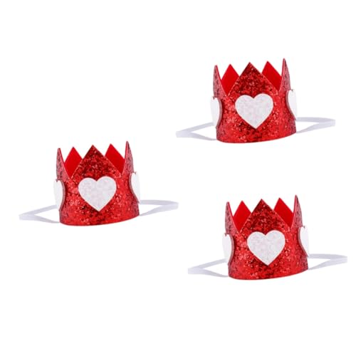 MAGICLULU 3 Stk Baby-Kronen-Stirnband mädchen stirnbänder Baby-Mädchen-Krone haarschmuck princess Haargummis Haarband Stirnband für Kinder Baby-Stirnband Elastizität Schal von MAGICLULU