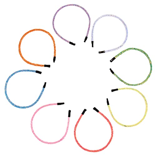 MAGICLULU 8St Cosplay-Kopfschmuck kinder haarschmuck geschenke für kinder Haarreifen kämmen Kleinkind Mädchen Haarschmuck Haarband Haargummis Party-Haarschmuck Stirnband Pailletten Schal von MAGICLULU