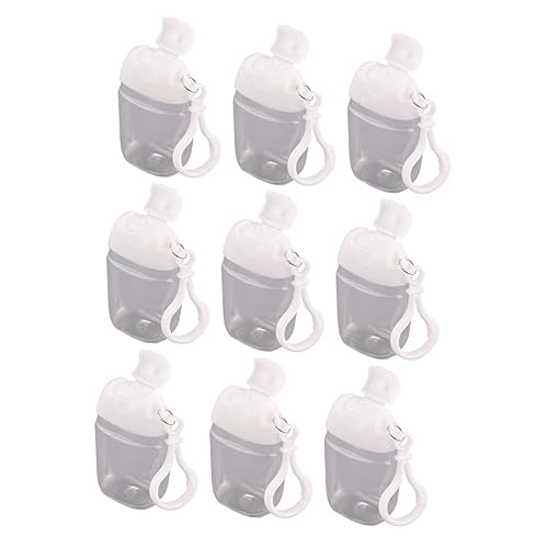 MAGICLULU 9St Flip-Cap-Flasche mit Haken hitch bottle tragbare Shampooflaschen Mehrzweck-Leerflaschen Schlüsselanhänger Handcreme Lotionsverpackungsflaschen Kosmetik von MAGICLULU