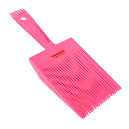 MAGICLULU Herren Flacher Haarkamm Level Cursor Balance Kamm Retro Öl Haarschneidekamm Cursor Großer Flacher Kamm (rosa) Kämme Für Männer Friseurkamm Jahrgang Professionelle Schere Mann von MAGICLULU