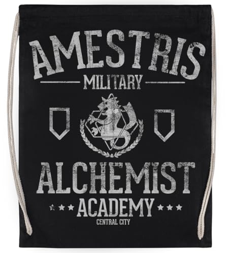 Alchemist Academy Unisex-Sporttasche, Schwarzer Turnbeutel von MAGITONE