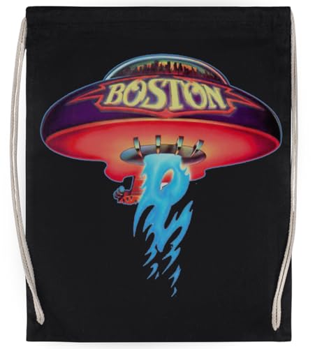 Boston More Than A Feeling Unisex-Sporttasche, Schwarzer Turnbeutel von MAGITONE