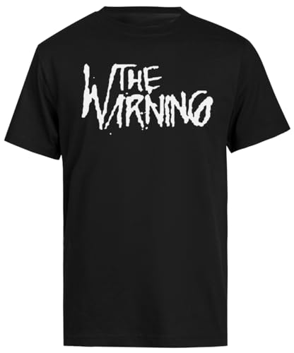 MAGITONE The Warning is A Rock Männliches Schwarzes T-Shirt Für Herren, Kurzärmeliges T-Shirt von MAGITONE