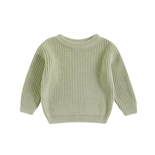 MAHUAOYIXI Baby Jungen Mädchen Herbst Pullover Einfarbige Strickpullover Langarm Rundhalsausschnitt Pullover Baby Jungen Mädchen Warm Winter Strickwaren Baby Pullover Tops MAHUAOYIXI Baby Jungen Mädchen Herbst Pullover Einfarbige Strickpullover Langarm Rundhalsausschnitt Pullover Baby Jungen Mädchen Warm Winter Strickwaren Baby Pullover Tops von MAHUAOYIXI
