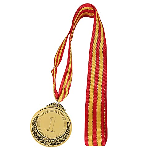 MAIGOIN Goldmedaille Für Kinder Olympics Goldmedaillen, Medaillen für Kindergeburtstag Party Spiele Mit Band Kinder Geburtstag Geschenk (A, One Size) von MAIGOIN