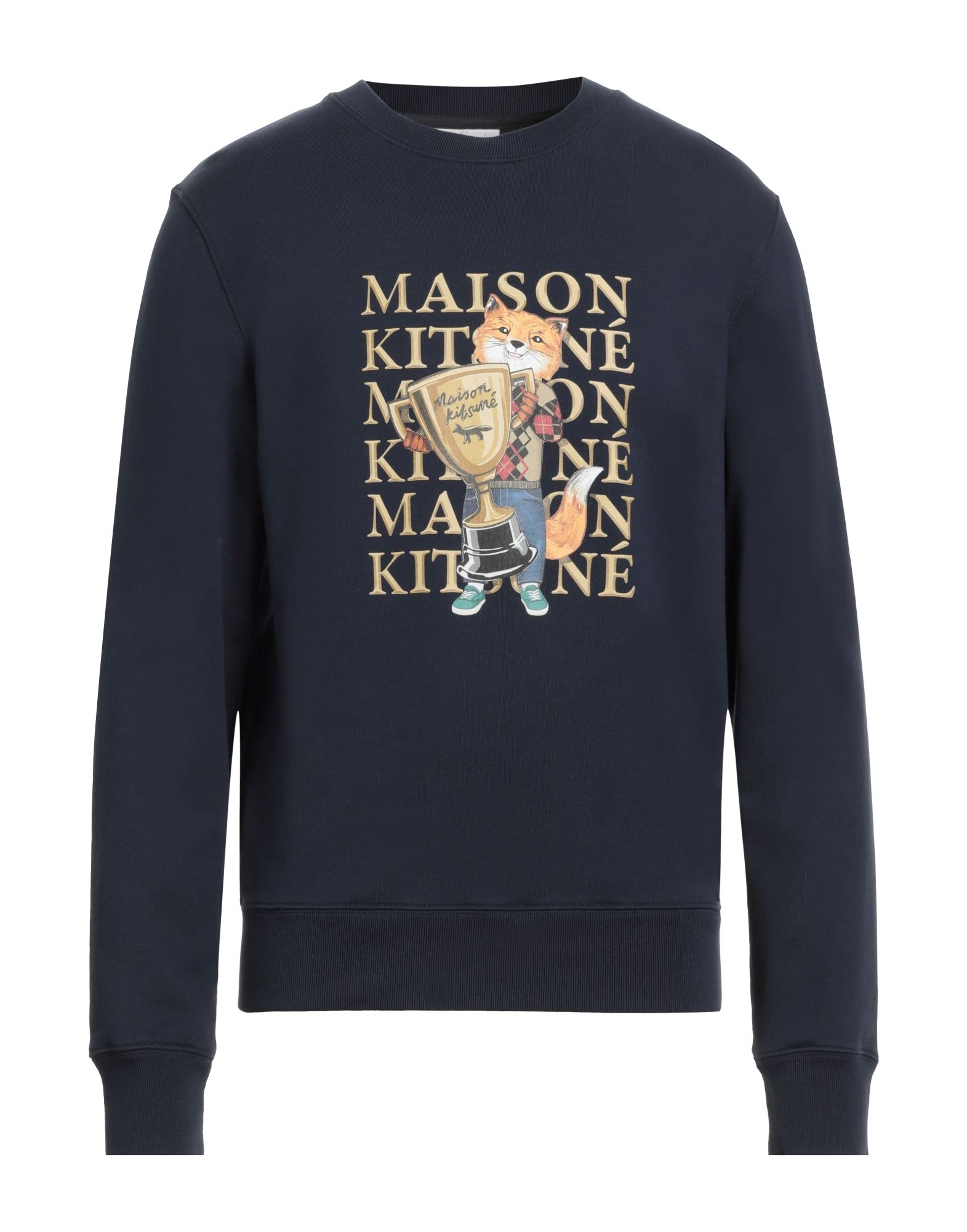 MAISON KITSUNÉ Sweatshirt Herren Nachtblau von MAISON KITSUNÉ