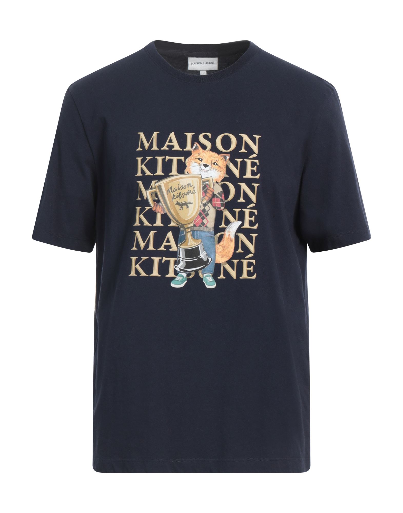 MAISON KITSUNÉ T-shirts Herren Nachtblau von MAISON KITSUNÉ