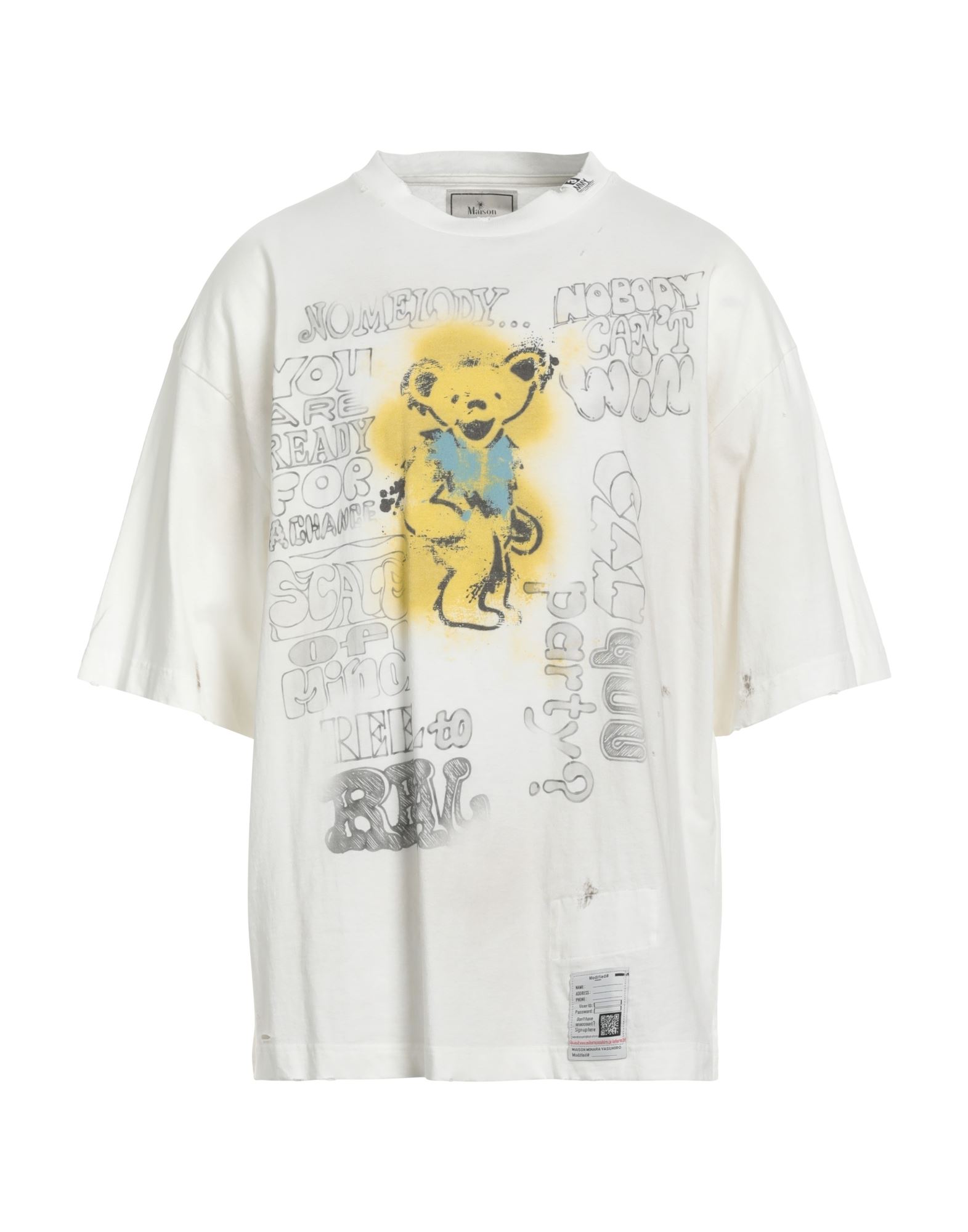 MAISON MIHARA YASUHIRO T-shirts Herren Weiß von MAISON MIHARA YASUHIRO