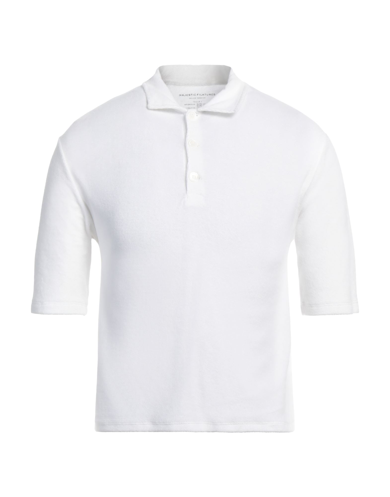 MAJESTIC FILATURES Poloshirt Herren Weiß von MAJESTIC FILATURES