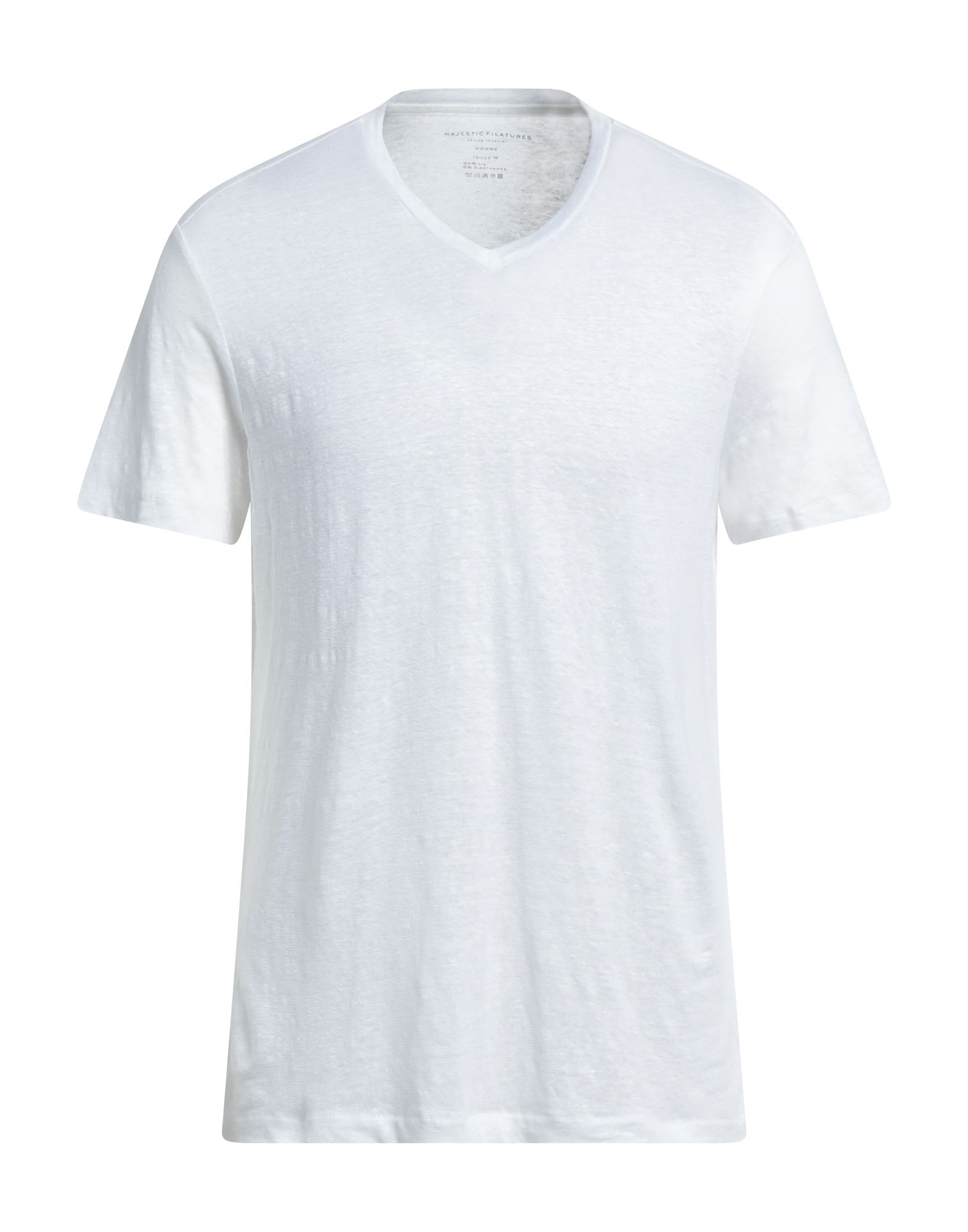 MAJESTIC FILATURES T-shirts Herren Weiß von MAJESTIC FILATURES