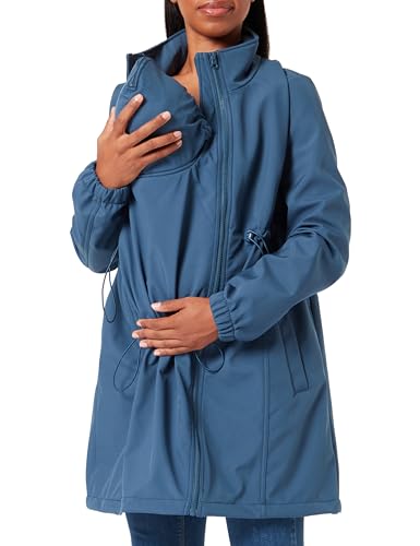 MAMA.LICIOUS Damen MLNELLA 4IN1 Softshell Jacket A. Jacke, Blau, L von MAMA.LICIOUS