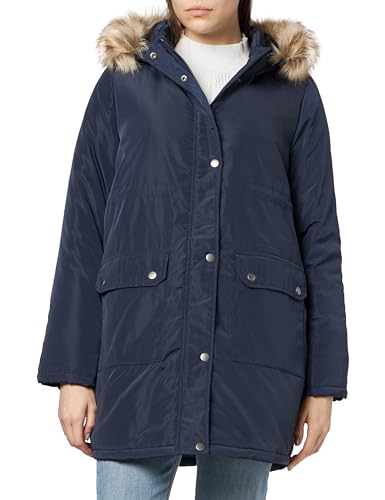 MAMA.LICIOUS Damen MLNEWMACY Parka Coat A. Jacke, Blau, L von MAMA.LICIOUS