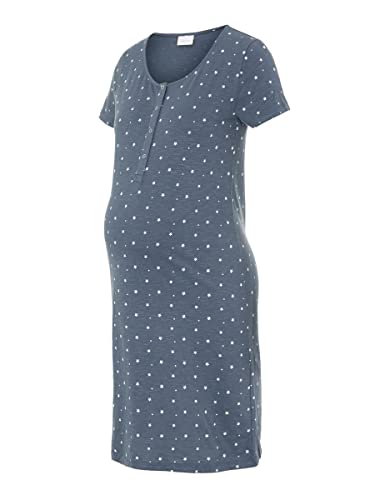 MAMALICIOUS Damen Mlmira Star Jrs Nightgown 2f A. E. Noos, Stormy Weather/Aop:star, M von MAMALICIOUS