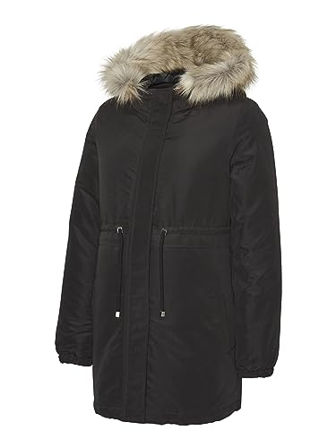 MAMALICIOUS Damen Mljessi 2in1 Short Parka A. Noos Winterjacke, Schwarz, XS EU von MAMALICIOUS