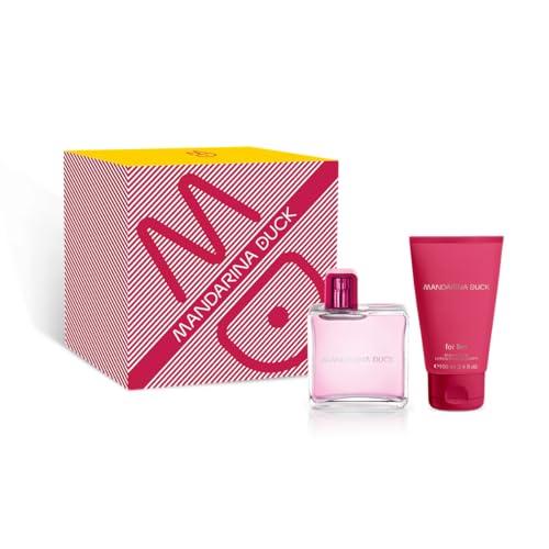 MANDARINA DUCK FRAGRANCES |For Her Geschenkset für Damen, inklusive Eau de Toilette 100 ml und Körpercreme 100 ml, blumiger, fruchtiger und Chypre Duft MANDARINA DUCK FRAGRANCES |For Her Geschenkset für Damen, inklusive Eau de Toilette 100 ml und Körpercreme 100 ml, blumiger, fruchtiger und Chypre Duft von MANDARINA DUCK FRAGRANCES