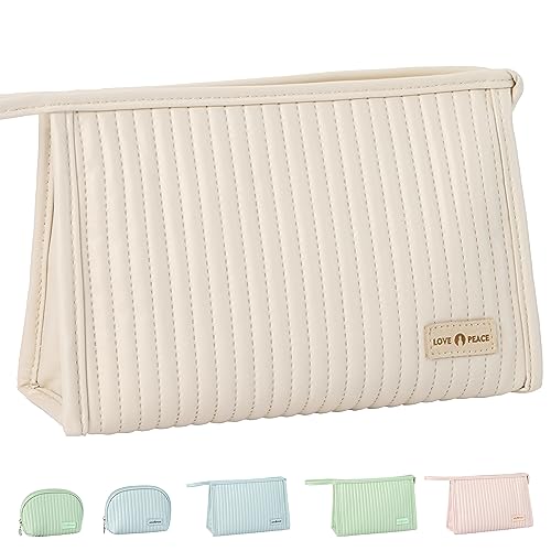 MANGOCAT Kleine Make-up-Tasche für Geldbörse, Beige, Big von MANGOCAT