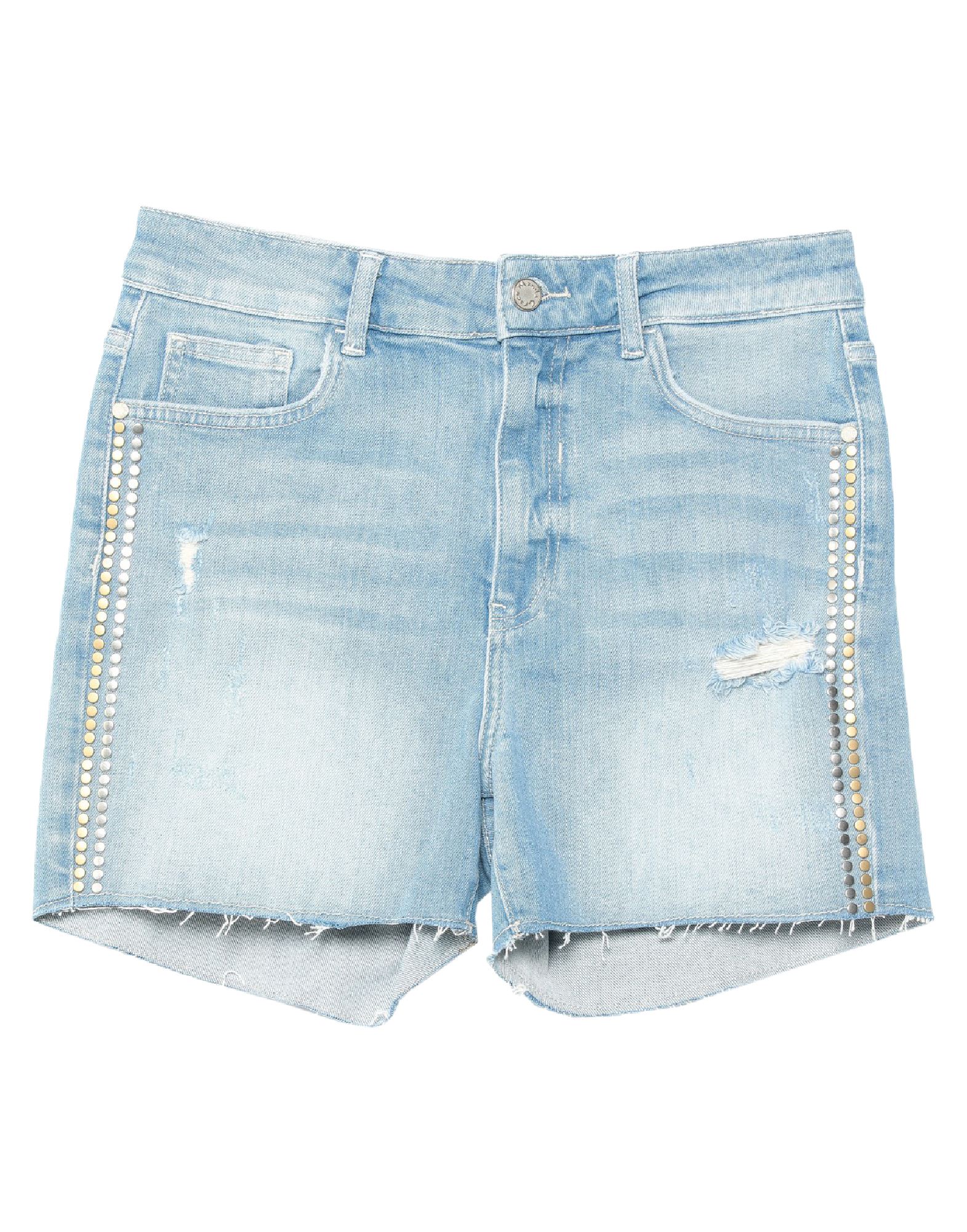 MANILA GRACE Jeansshorts Damen Blau von MANILA GRACE