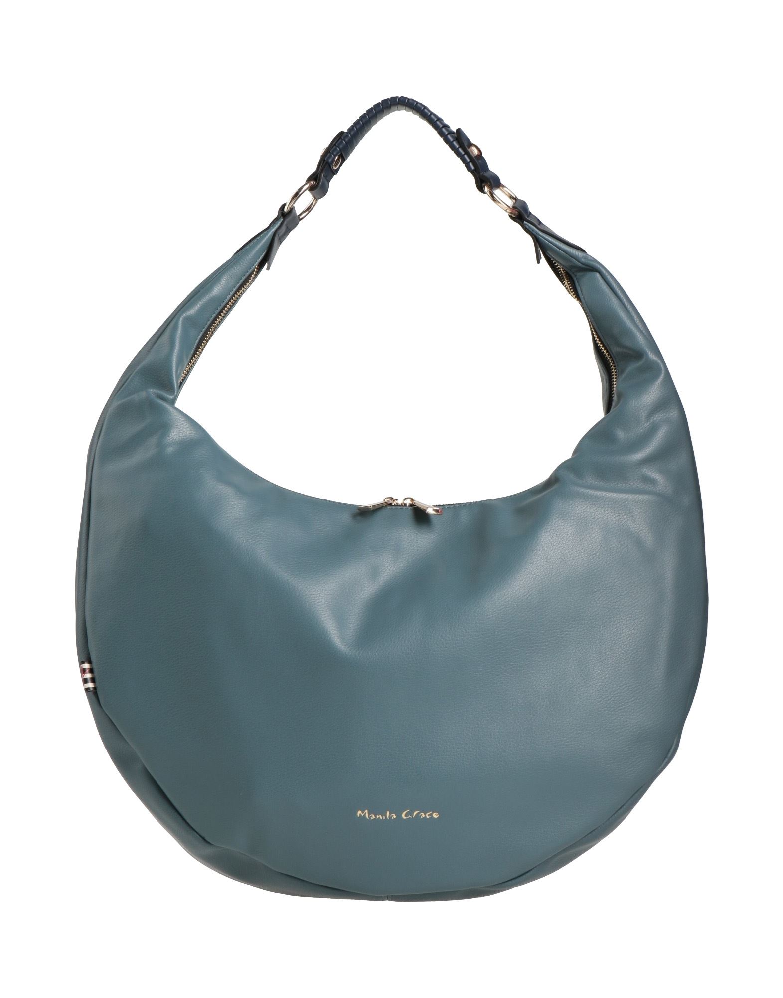 MANILA GRACE Schultertasche Damen Blaugrau MANILA GRACE Schultertasche Damen Blaugrau von MANILA GRACE