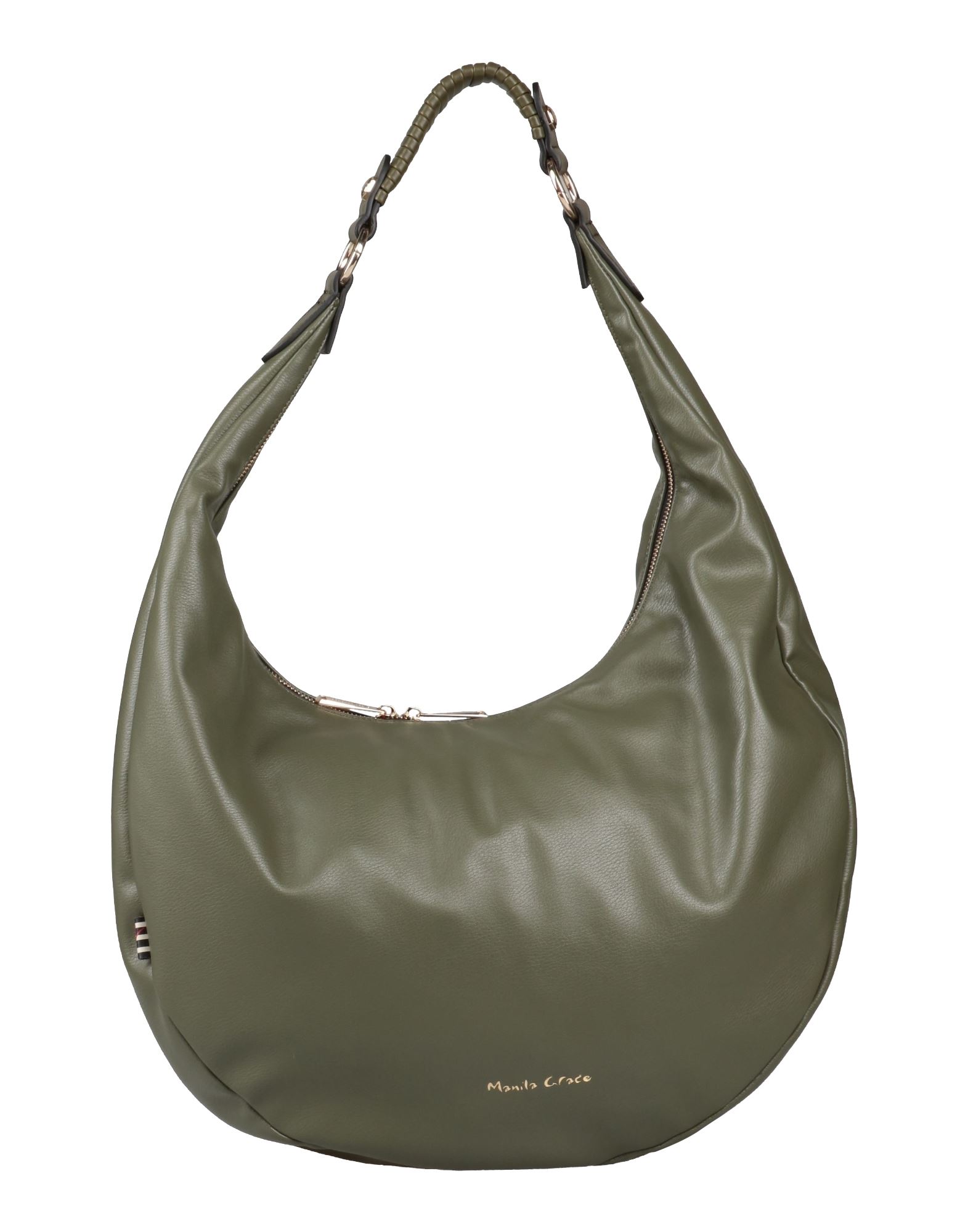 MANILA GRACE Schultertasche Damen Militärgrün MANILA GRACE Schultertasche Damen Militärgrün von MANILA GRACE