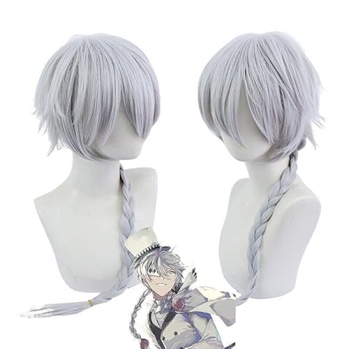 Anime Perücke Bungo Stray Dogs Nikolai Gogol Cosplay Wig Carnival Halloween Party Props von MANUKS