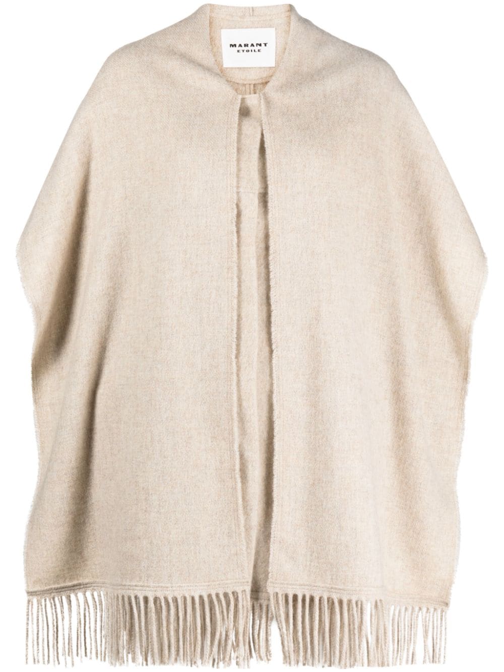 MARANT ÉTOILE Kariertes Cape - Nude von MARANT ÉTOILE