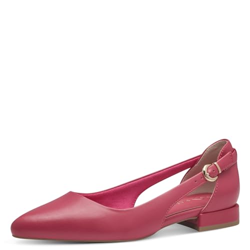 MARCO TOZZI Damen Ballerinas Spitz Vegan, Rosa (Pink), 40 EU von MARCO TOZZI