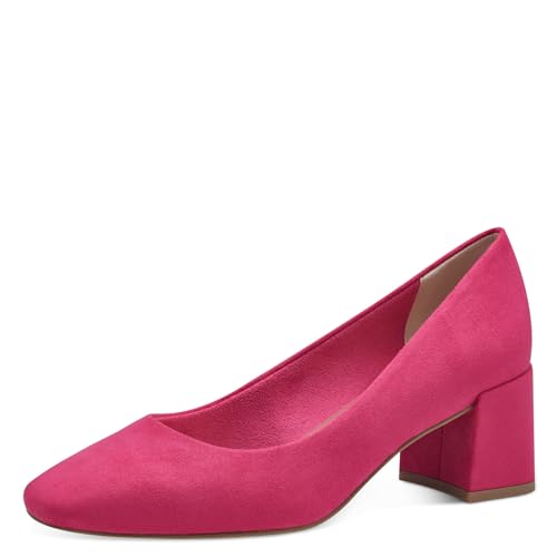 MARCO TOZZI Damen Pumps mit Blockabsatz Vegan, Rosa (Pink), 40 EU von MARCO TOZZI