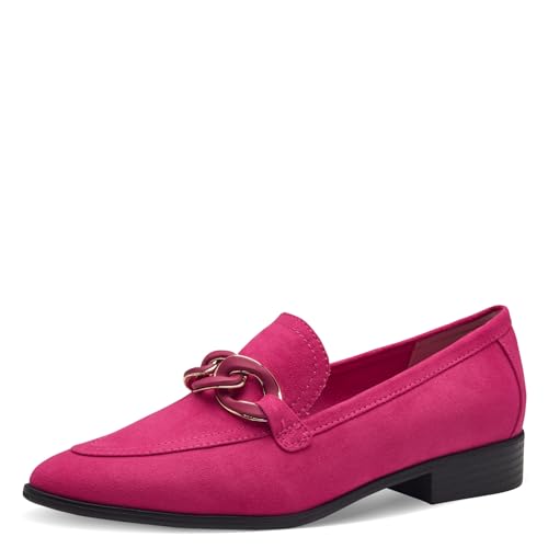 MARCO TOZZI Damen Slipper mit Blockabsatz Elegant, Rosa (Pink), 39 EU von MARCO TOZZI