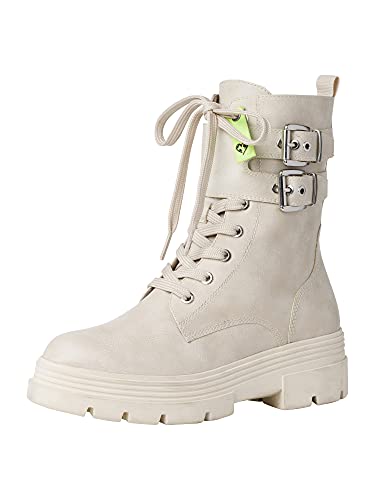 Marco Tozzi Earth Edition Damen 2-2-25771-27 Boot, Ivory, 39 EU von MARCO TOZZI