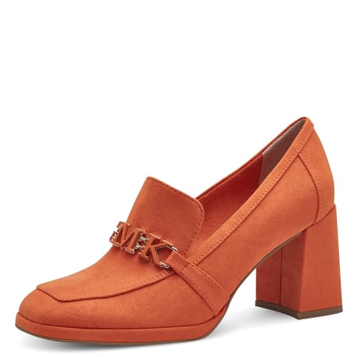 MARCO TOZZI by Guido Maria Kretschmer Damen Trotteur mit Blockabsatz Elegant, Orange (Orange), 39 EU von MARCO TOZZI