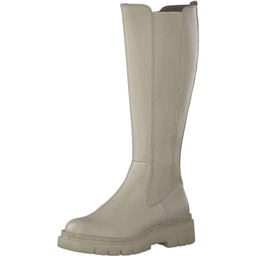 Marco Tozzi Damen 2-2-25634-29 Kniehohe Stiefel, Ivory, 37 EU von MARCO TOZZI