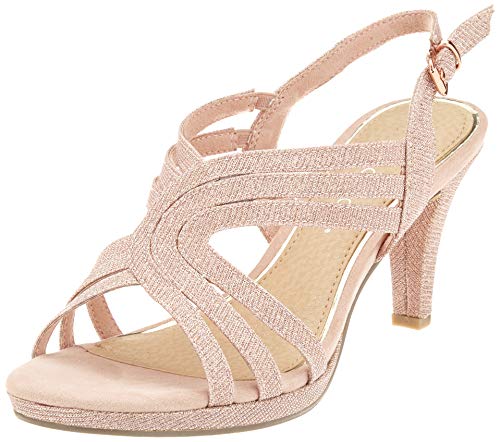 Marco Tozzi Damen 2-2-28329-34 Geschlossene Sandalen, Pink (Rose Metallic 592) von MARCO TOZZI