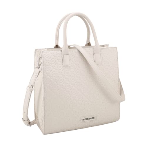 Marco Tozzi Damen Handtasche 2-2-61025-29 Schultertasche, Cream von MARCO TOZZI