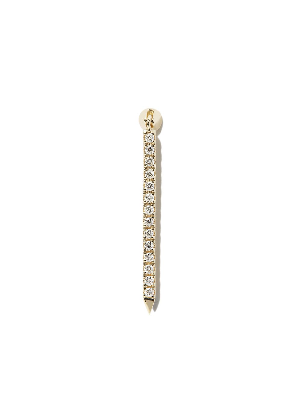 MARIA TASH 18kt Eternity Gelbgoldohrring mit Diamanten von MARIA TASH