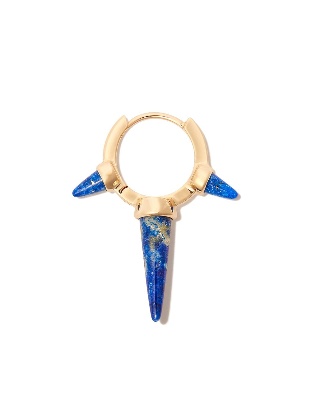 MARIA TASH 18kt Gelbgoldcreole mit Lapislazuli von MARIA TASH