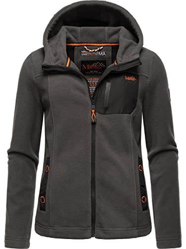 MARIKOO Damen Fleecejacke warm mit Kapuze Mount Iwaki Anthracite Gr. XS MARIKOO Damen Fleecejacke warm mit Kapuze Mount Iwaki Anthracite Gr. XS von MARIKOO