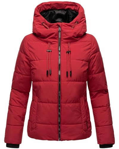 MARIKOO Damen Winterjacke Steppjacke warm mit Kapuze Shimoaa XVI Dark Red Gr. S MARIKOO Damen Winterjacke Steppjacke warm mit Kapuze Shimoaa XVI Dark Red Gr. S von MARIKOO