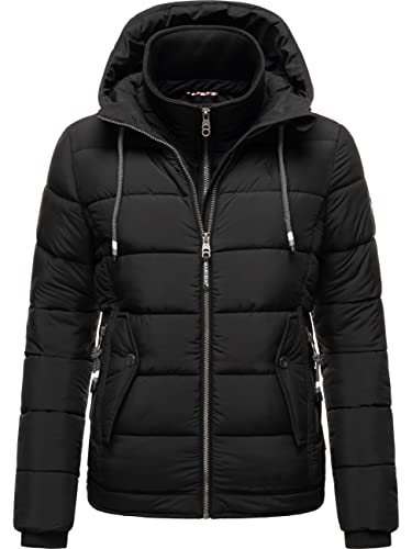 MARIKOO Damen warme Winter Steppjacke mit Kapuze Taisaa Prc Black Gr. L MARIKOO Damen warme Winter Steppjacke mit Kapuze Taisaa Prc Black Gr. L von MARIKOO