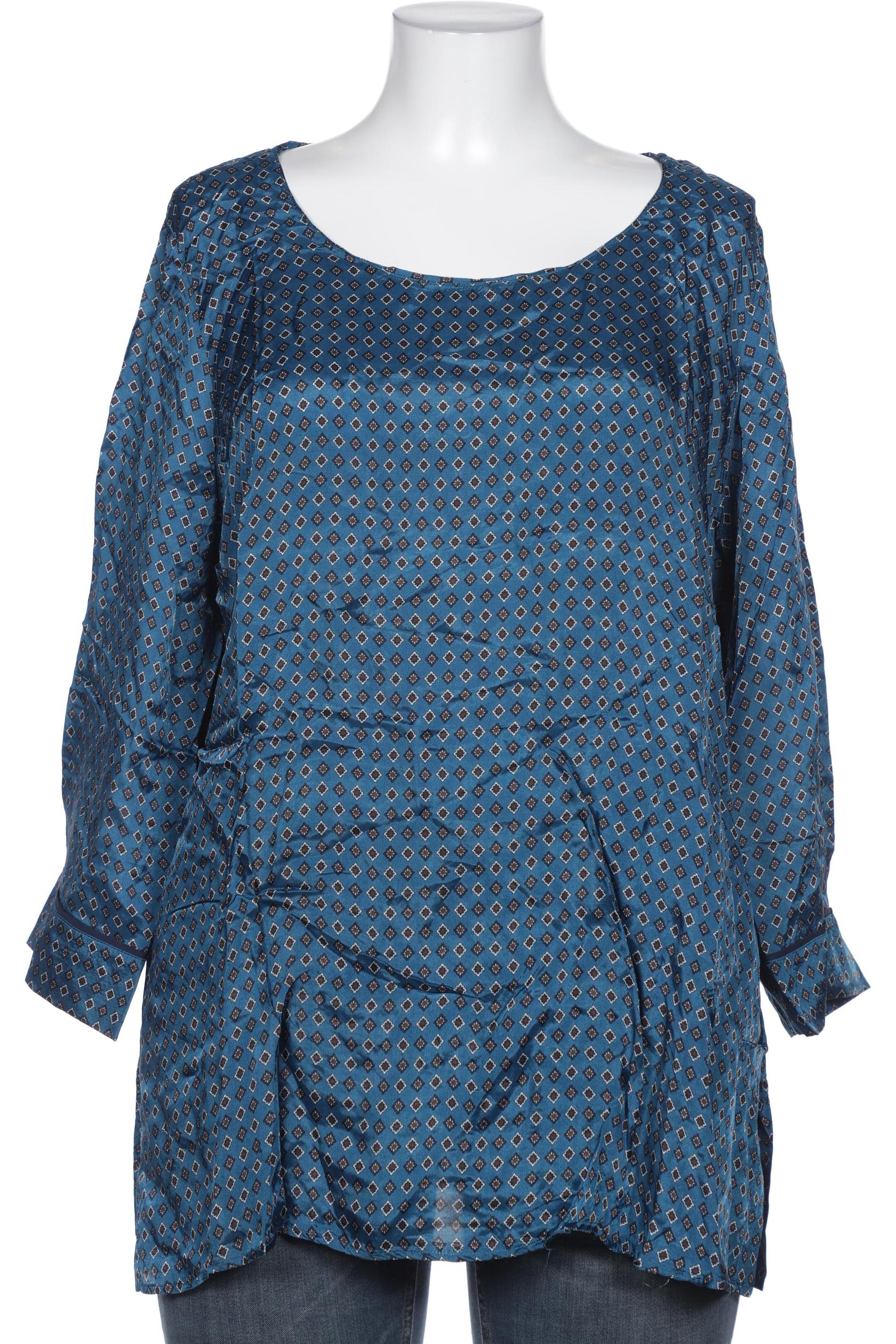 Marina Rinaldi Damen Bluse, blau, Gr. 46 von MARINA RINALDI