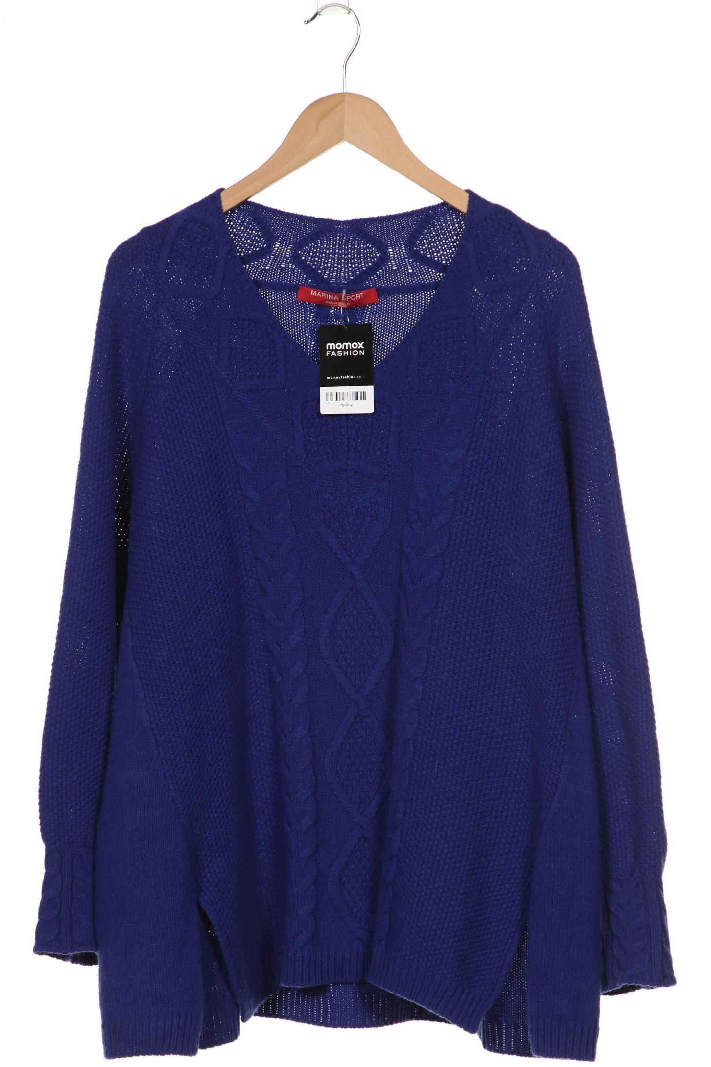 Marina Rinaldi Damen Pullover, blau, Gr. 44 von MARINA RINALDI