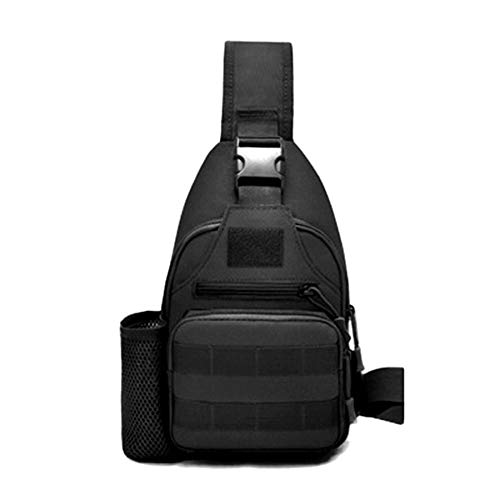 MARKELL Kettle Brust Tasche Radfahren Sport Brust Tasche Aussen UmhäNgetasche mit USB Brust Tasche BeiläUfige Tasche Schwarz von MARKELL