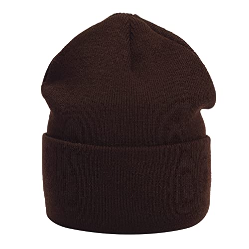 MASADA Damen und Herren Beanie Winter-Mütze - Braun von MASADA