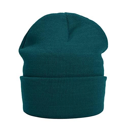 MASADA Damen und Herren Beanie Winter-Mütze - Petrol von MASADA