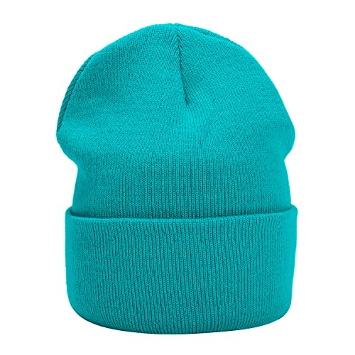 MASADA Damen und Herren Beanie Winter-Mütze - Türkis von MASADA