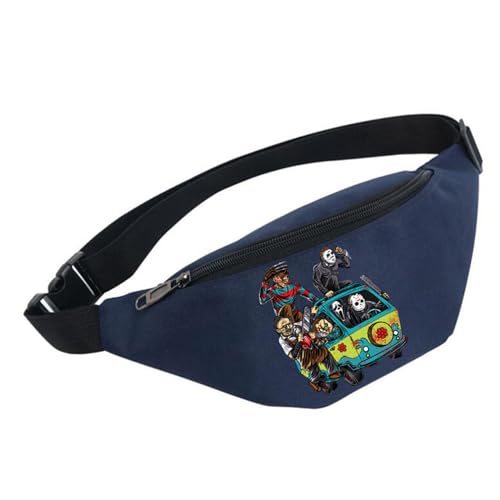 BL.EA.CH Hüfttasche Herren, HüFttasche für Männer Frauen Unisex, Fanny Pack Pour Randonnée Cyclisme Balade Ville Vacances (Color : Multicolor 9, Size : One Size) von MATRIXX