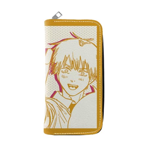 MATRIXX Chains-aw Man Anime Wallet, Spaß Süß Kawaii Kartenetui mit Münzfach, Schlüsselanhänger Geldtasche (Color:Multicolor 9) von MATRIXX