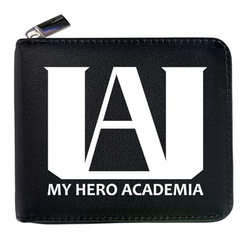 MATRIXX My He-ro Academ-ia Anime -Geldbörsen, Süß Spaß Einzigartig Karten Geldbeutel, Mädchen Geldtasche mit Münzfach und Geldscheinfach(Color:Multicolor 12) von MATRIXX